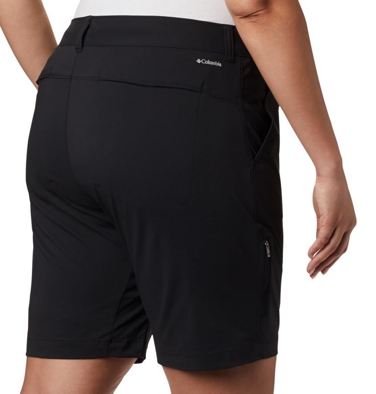 Women's Columbia Saturday Trail Long Shorts Black | Plus Size CA-A5460